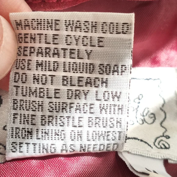 Live A Little Vintage 90's Jacket Top Red Raspberry Leather Button Down - Picture 3 of 15